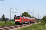 146 111-0 mit dem RE 17023 (Offenburg-Basel Bad Bf) bei Riegel 7.7.16