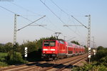 146 233-2  Donaueschingen  mit dem RE 17079 (Offenburg-Basel Bad Bf) bei Köndringen 20.7.16