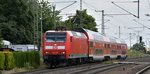 146 012 kam am 18.7 mit der RB40 nach Braunschweig in Wefensleben eingefahren.