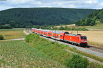 146 240-7 mit dem RE4613 von Aschaffenburg nach Würzburg Hbf, 23.07.2015