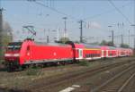 146 007-0 verlt mit dem RE3 Wanne-Eickel HBf. 08.04.2007