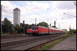 146130 fährt am 30.8.2016 um 14.17 Uhr mit dem Dosto nach Norddeich Mole in Verden ab.