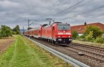 146 241-5 als RE von Würzburg kommend ist am 13.10.16 in Richtung Frankfurt/M.