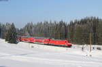 146 237-3  Karlsruhe  mit der RB 17269 (Freiburg(Brsg)Hbf-Seebrugg) bei Hinterzarten 26.1.17