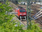DB 146 201 am 10.07.2019 beim pausieren in Dresden Hbf.