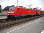 BR 146 243-1 mit den Regionalexpress nach Sonneberg (Thringen) am 06. Mrz 2007 im Coburger Hauptbahnhof.