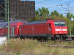 146 221-7 wird grade in Stuttgart Hbf bereit gestellt um nach der Wende ach Ulm hbf zu fahren.