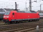 146 004-7 abgestellt in Mnster(Westf) Hbf.