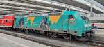 146 247-2 wirbt werbewirksam für den Beruf des Instandhalters für die DB Regio. Aufgenommen habe ich das Bild am 19.05.2024 am Münchener Hbf.