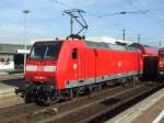 146 005 steht mit einem RE6 abfahrbereit in Dortmund Hbf (31.10.2007)