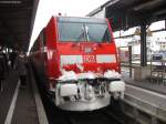 RE 5182 mit Schublok 146 230-8 in Offenburg am 25.3.08