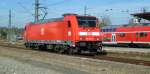 146 233  Donaueschingen  bei der Durchfahrt am 19. Oktober 2008 in Donaueschingen.