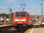 146 233-2  Donaueschingen  verlsst Donaueschingen frischgetauft in Richtung offenburg 19.10.08
