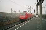 Am 31.01.2005 fuhr 146 031-0, mit dem RE5  Rhein-Express  nach Koblenz, in den Dsseldorfer Hbf ein.