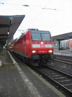 Nun ist das ganz umgekehrt die 146-006 fhrt nach Biblis und der Steuerwagen fhrt nach Worms zurck.