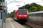 Ich traute meinen Augen kaum, als 146 002(vom Bw Dortmund!) am 31.07.09 in Burgkemnitz auf mich zukam.