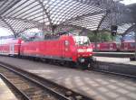 146 026-0 bei der einfahrt von Kln Hbf am 17.08.2005.