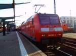 146 005 abends mit RB in Worms.