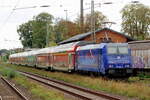 SRI 146 520-2 mit einem DB Gebrauchtzug als RE 1 nach Hannover in Eystrup 12.9.2026