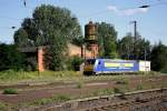 Eine Rangierfahrt in Grokorbetha am 12.08.2012 machte die 146 520-2