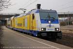 146 542-6  10 Jahre Metronom  in Hamburg Harburg, M�rz 2014.