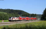 146 227-4  Neubaustrecke Stuttgart-Ulm  mit dem RE 4715 (Karlsruhe Hbf-Konstanz) im Groppertal 7.6.19