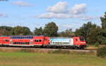 146 231-6  Heimattage Radolfzell  mit dem RE 29019 (St.Georgen(Schwarzw)-Konstanz) bei Neudingen 30.9.21