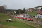 146 234-0 mit dem RE 2 (Karlsruhe Hbf-Konstanz) in St.Georgen (13.04.23)