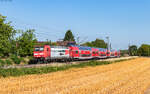 146 230 '750 Jahre Radolfzell' mit dem RE 4749 (Offenburg - Freiburg Hbf) bei Kollmarsreute 29.7.26 
