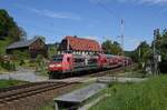 146 021 am 06.05.25 zwischen Rathen und K�nigstein