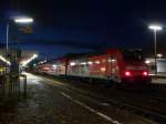 146 231-6  Triberger Wasserflle  mit IRE 4720 Konstanz - Offenburg in Radolfzell. 04.11.09