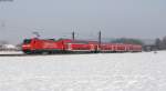 RE 5332 (Basel SBB-Offenburg) mit Schublok 146 116-9  Baden Wrttemberg erfahren  bei Kollmarsreute 14.2.13