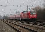 146 115 schob am 29.03.2013 einen RE nach Offenburg.