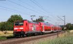 146 235-7  600 Jahre Konzil  mit dem RE 26511 (Offenburg-Freiburg(Brsg) Hbf) bei Kollmarsreute 16.6.14