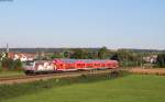 146 227-4  Neubaustrecke Suttgart-Ulm  mit dem RE 19507 (Heidelberg Hbf-Stuttgart Hbf) bei Heidelsheim 1.10.15