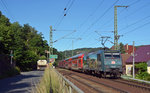 Am Morgen des 16.06.16 erreicht 146 010 mit einer S1 nach Meißen den Haltepunkt Stadt Wehlen.