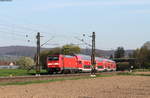 146 201-9 mit dem RB 17003 (Offenburg - Freiburg(Brsg)Hbf) bei Kollmarsreute 7.4.17