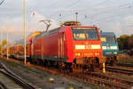 Am 01.10 .2017 war  die 146 027 von der DB Regio ,   in Stendal abgestellt.