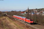 146 234-0 mit der RB 17065 (Offenburg-Neuenburg(Baden)) bei Teningen 13.2.18