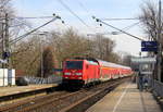 146 282 DB kommt mit dem RE6 von Köln/Bonn-Flughafen nach Minden/Westfalen und kommt aus Richtung Köln,Dormagen,Nievenheim,Neuss-Allerheiligen,Neuss-Norf und fährt durch Neuss-Süd