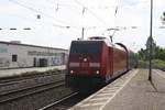 # Roisdorf 19  Die 146 259 der DB Regio NRW kommt im Gegenlicht aus Koblenz/Bonn durch Roisdorf bei Bornheim in Richtung Köln.