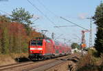 146 114-4 mit dem RE 4725 (Karlsruhe Hbf-Konstanz) bei Durmersheim 25.9.18