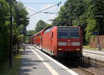146 004-7 DB  kommt mit einem RE9 von Aachen-Hbf nach Siegen-Hbf und kommt aus Richtung Aachen-Hbf und fährt durch Aachen-Eilendorf in Richtung Köln.
