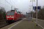 146 004-7 DB zieht einen RE9 von Aachen-Hbf nach Siegen-Hbf und hält in Aachen-Rothe-Erde und fährt dann weiter nach Köln,Siegen.