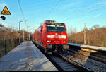 146 026-0 der Elbe-Saale-Bahn (DB Regio Südost) als RE 16355 (RE8) von Magdeburg Hbf nach Halle(Saale)Hbf, ersatzweise für den RE30 wegen der Bauarbeiten im Bahnhof Köthen im Zeitraum