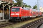 bwegt / DB Regio 146 203 im Sandwich mit 146 204 und 2 Dosto - Mitzieher - 13.09.2020 - Bf Anklam