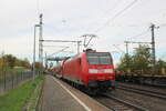 DB 146 022 als RB 16416 von Magdeburg Hbf nach Schandelah, am 24.10.2022 in Niederndodeleben.