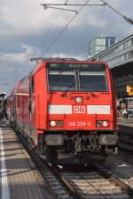 FREIBURG im Breisgau, 01.10.2014, 146 228-2 als RE nach Basel SBB im Hauptbahnhof
