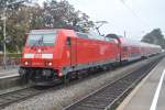 RADOLFZELL am Bodensee (Landkreis Konstanz), 03.10.2014, 146 237-3 als RE von Karlsruhe Hbf nach Konstanz im Bahnhof Radolfzell