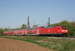 146 232 mit RE 5345 (Offenburg–Basel SBB) am 20.04.2015 in Orschweier